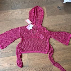 Pink metallic crochet cult gaia Catherine